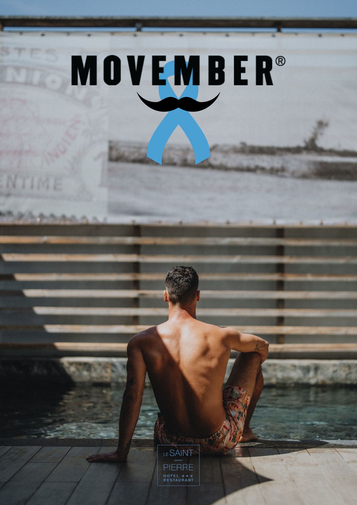 Hôtel Le Saint-Pierre Movember lutte contre cancer