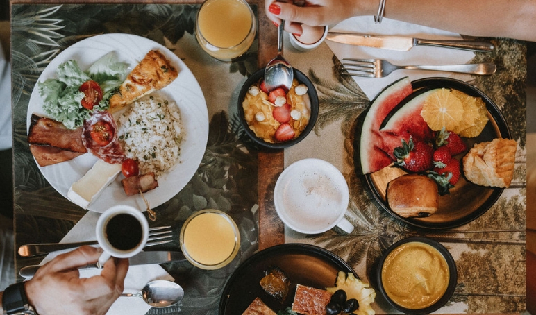brunch au Jardin de Pierre, hotel Le Saint-Pierre